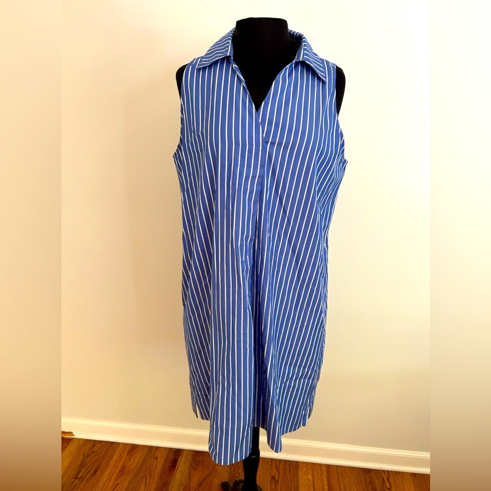 Sara Campbell sleeveless shirt dress